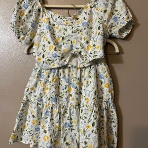 Source Unknown Kids Floral Set - Blue, Yellow, Green